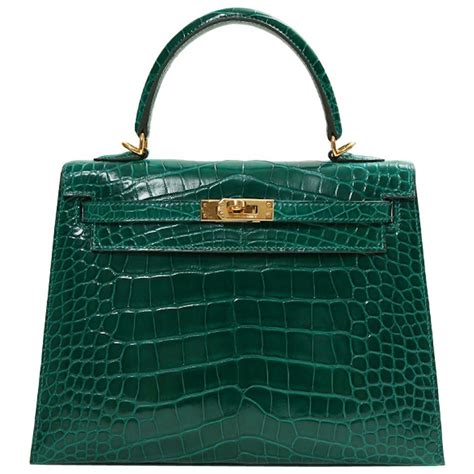 hermes mini kelly bag crocodile|Hermes crocodile bag cost.